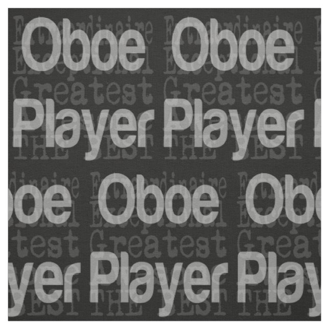 Oboe Player Extraordinaire Stoff (Muster)