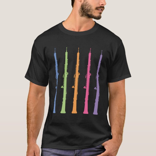 Oboe Player Music Hoodie Oboist Geschenk T-Shirt (Vorderseite)