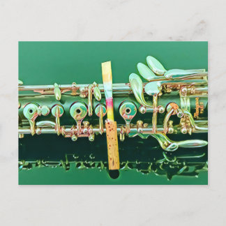 Oboe Postcard Postkarte