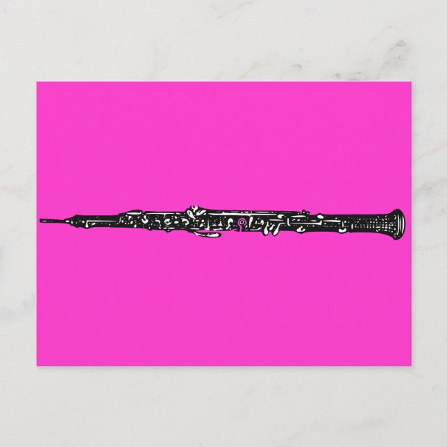 Oboe Postkarte (Vorderseite)