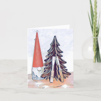 Oboe Reed Christmas Card Feiertagskarte