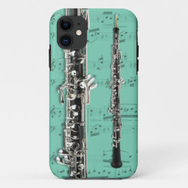 Oboe u. Notenentelefonkasten. Auswahlfarbe title_seo2