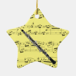 Oboe - wählen Sie Ihre Farbe aus Keramik Ornament