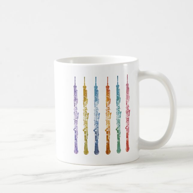 Oboe Zeichenstifte Kaffeetasse (Rechts)