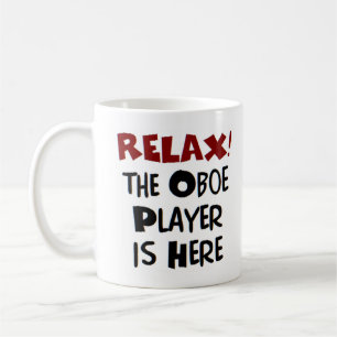 Oboist ist hier Kaffeetasse