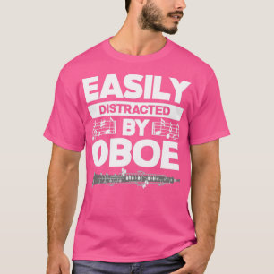Oboist Oboe Player leicht von Oboe abgelenkt T-Shirt