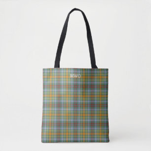 O'Brien Clan Tartan Kariertes Monogramm Tasche