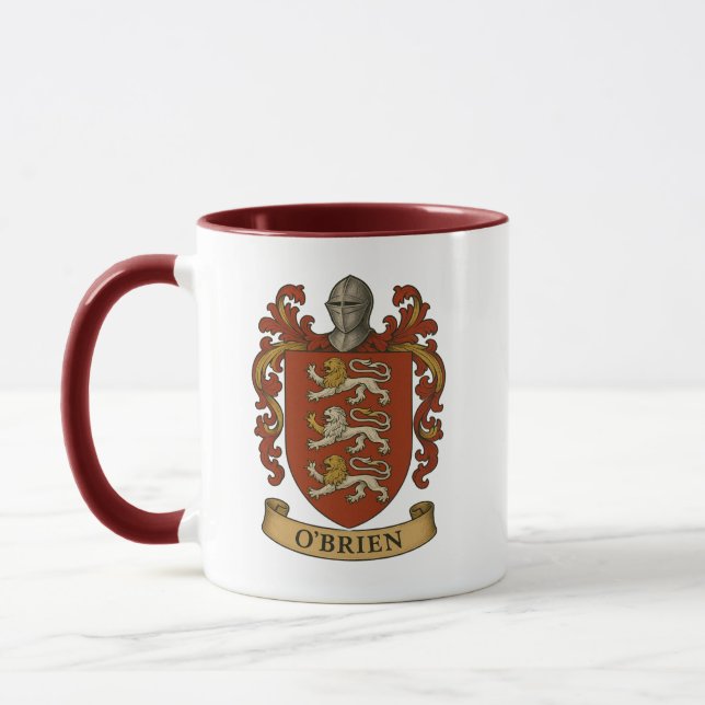 O'Brien Coat of Arms Tasse (Links)