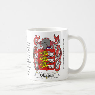Obrien Familien-Wappen auf einer Tasse