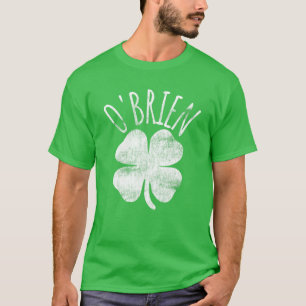 O'brien Familienname Matching St. Patrick's Day Ir T-Shirt