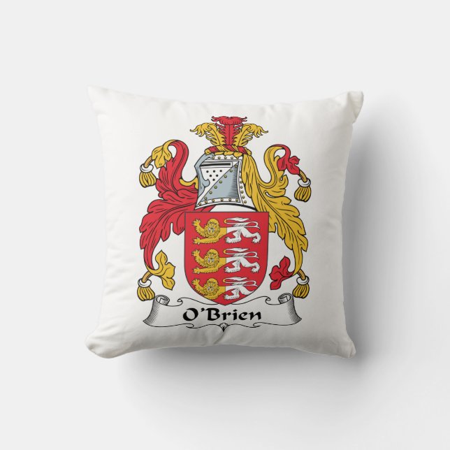 O'Brien-Familienwappen Kissen (Vorderseite)