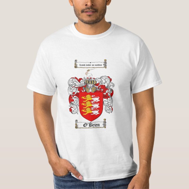 O'Brien-Familienwappen - O'Brien-Wappen T-Shirt (Vorderseite)
