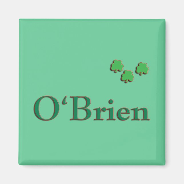 O'Brien Family Magnet (Vorne)