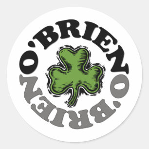 O'Brien Runder Aufkleber