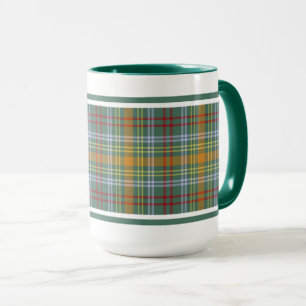 O'Brien Tartan Muster farbig irisch Kariert Tasse