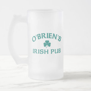 O'Briens Irish Pub Mattglas Bierglas