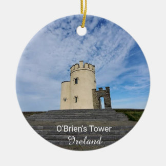 O'Brien's Tower Irland Souvenir Keramik Ornament
