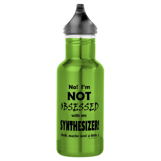 Obsbesessener Synthesizer Edelstahlflasche (Rechts)