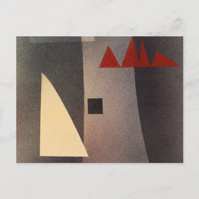 Obscure, 1930 von Wassily Kandinsky Postkarte (Vorderseite)