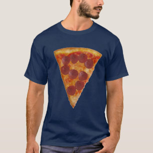 Obscurité de T-shirt de pizza