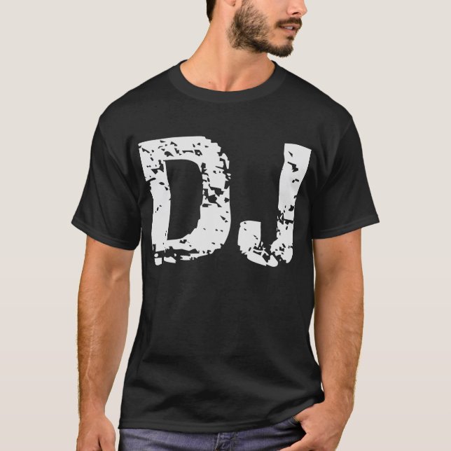Obscurité de T-shirt du DJ (Devant)