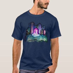 OBSCURITÉ RÊVEUSE DU T-SHIRT DES HOMMES D'AFFAIR