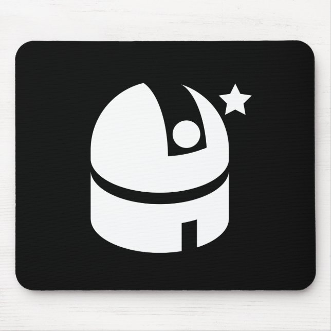Observatorium-Piktogramm Mousepad (Vorne)