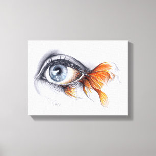 Observez avec la toile enveloppée par art