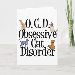 Obsessive Cat Disorder Karte