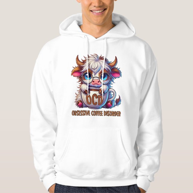 Obsessive Coffee Disorder  Hoodie (Vorderseite)