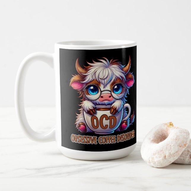 Obsessive Coffee Disorder  Kaffeetasse (Mit Donut)
