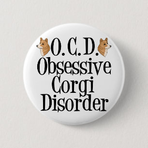 Obsessive Corgi-Störung Button