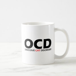 Obsessive Katzenkrankheit Kaffeetasse