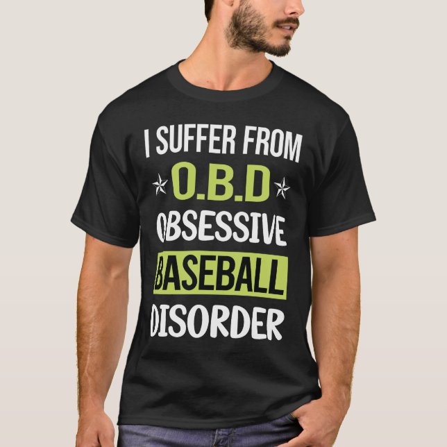 Obsessive Liebe Baseball T-Shirt (Vorderseite)