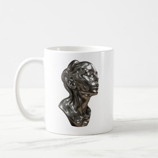 Obsidian-Fluss Kaffeetasse (Links)