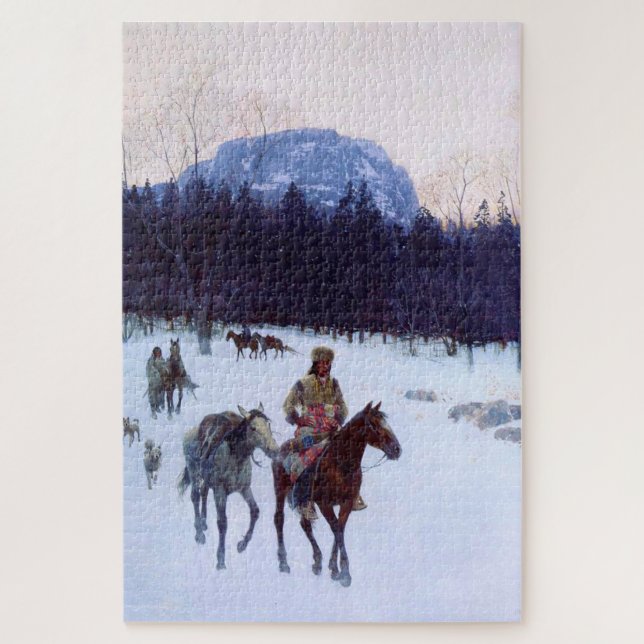 Obsidian Mountain im Yellowstone Henry Farny (Vertikal)