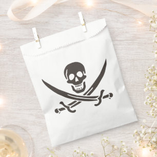 Obsidian Skull Schwerter Pirate Flag Calico Jack Geschenktütchen