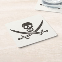Obsidian Skull Schwerter Pirate Flag Calico Jack