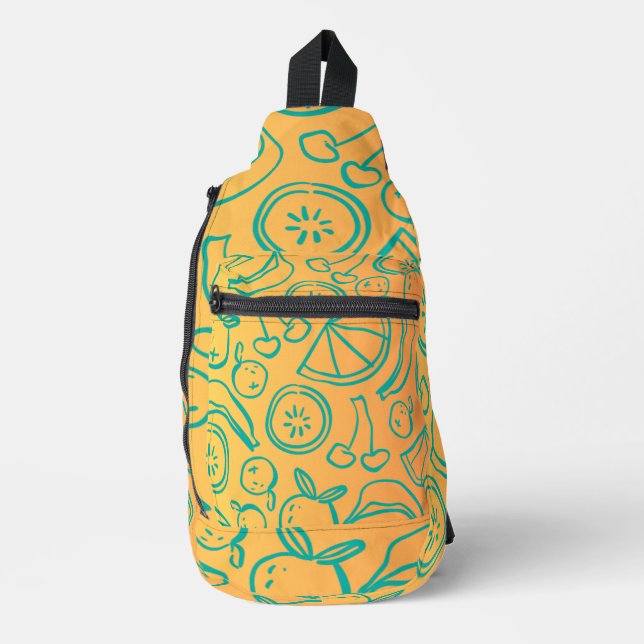 Obst Crossbody Bag (Vorderseite)