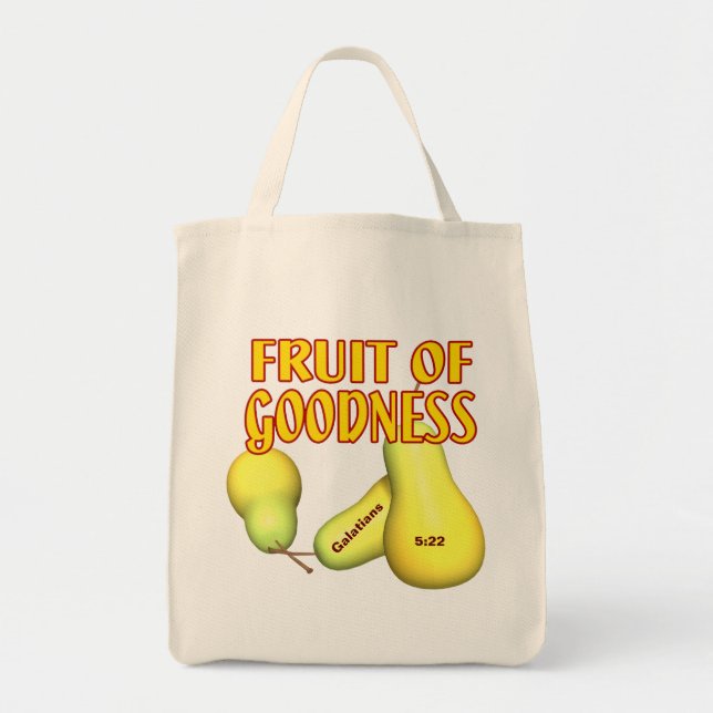 Obst der Güte Tragetasche (Vorne)