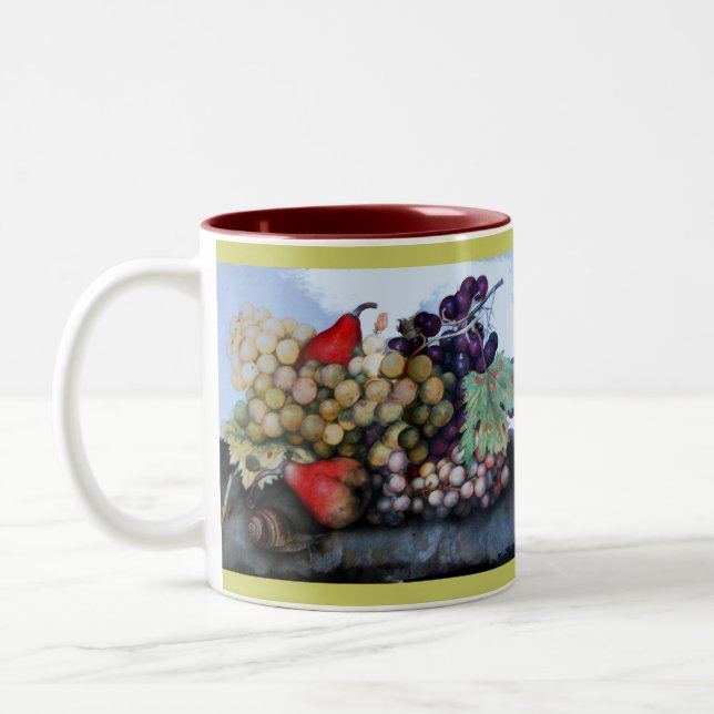 OBST DER JAHRE 1 - KUPPEN UND FARBEN ZWEIFARBIGE TASSE (Links)