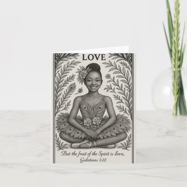 Obst der Liebe BAP Ballerina Karte (Vorderseite)