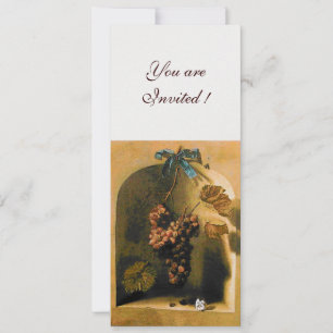 OBST DER SAISON - WOHLSTAND, braun-gelb Einladung