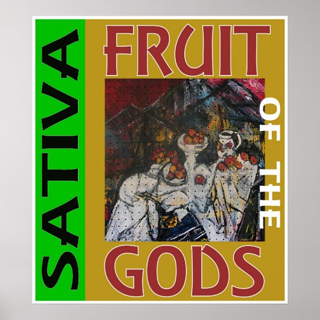 OBST DER WAREN SATIVA POSTER (Vorne)