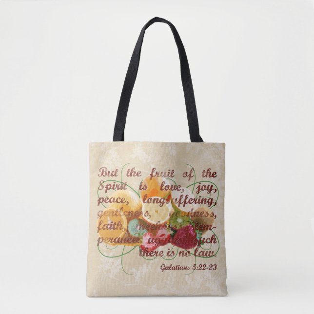 Obst des Spirit Bible Verse Christlich  Tasche (Vorderseite)
