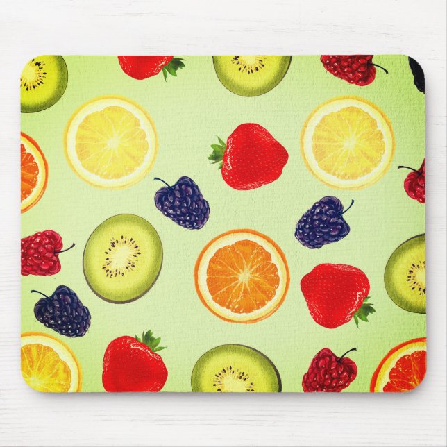 Obst, Hintergrund, Muster Mousepad (Vorne)