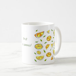 Obst ist Sommer Minimalistisch Niedliche Kaffee Ta Kaffeetasse