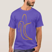 Obst Lover Banana Minimalistisches Design Vegetari