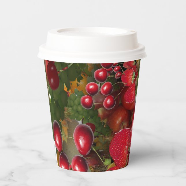 Obst Pappbecher (Vorderseite)