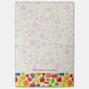 Obst Post-it Klebezettel